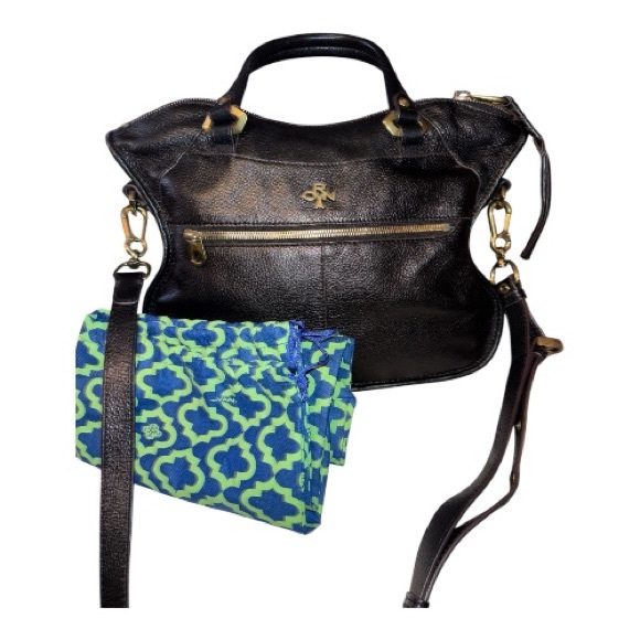 orYANY Sarah Leather Bag with Gold Accents - Picture 5 of 17